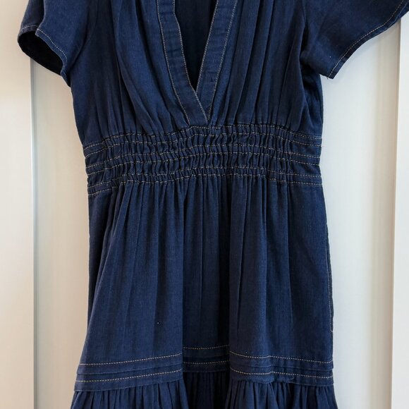 The Somerset Mini Dress: Denim Edition - Picture 3 of 4